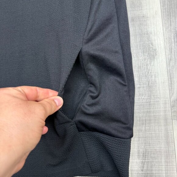 ✅Womens 3XL Adidas Full-Zip Track Jacket Black Lightweight Warm-Up Activewear - Picture 7 of 10